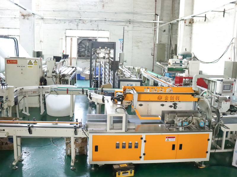 toalettpapper servetter produktionslinje tillverkningsutrustning maskiner